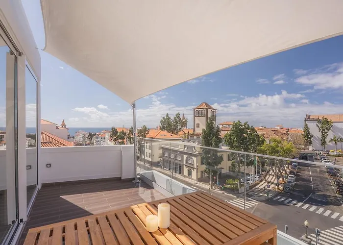 Madeira Rooftop Studio, Ocean & View Apartament Funchal (Madeira)